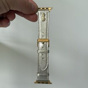 Lilly Pulitzer Gold Leather Apple Watch Band